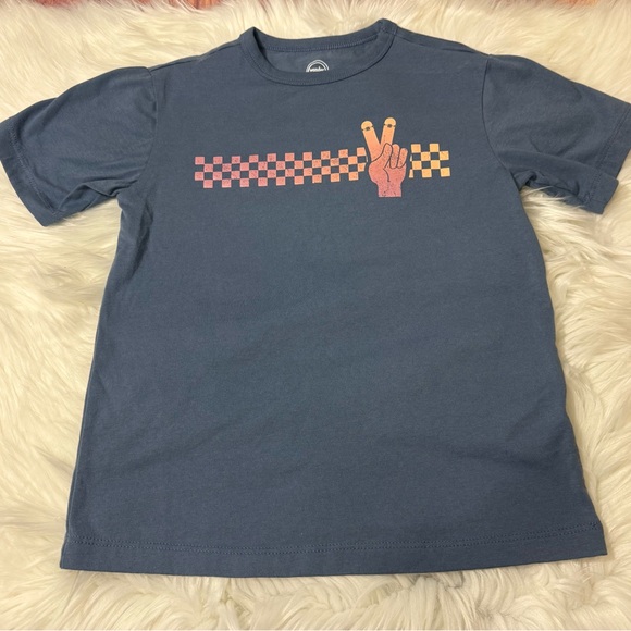 Wonder Nation Blue Graphic Short Sleeve Shirt - Boys Size Small (6-7) - Picture 2 of 13